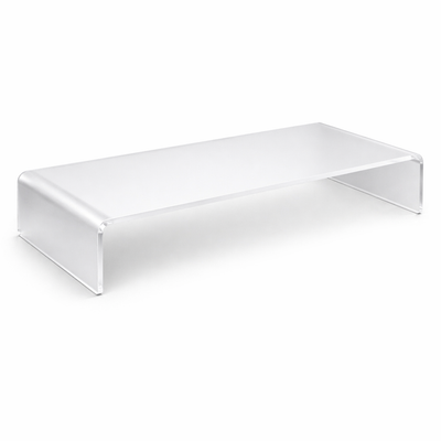 Acrylglas Monitorständer 50 × 20 × 10 cm – Bildschirmerhöhung transparent & in Farbe
